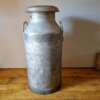 Vintage 10 gallon milk churn with lid - approximately 28" x 14" - Image 10