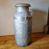 Vintage 10 gallon milk churn with lid - approximately 28" x 14" - Image 11