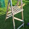 characterful vintage wooden step ladder back