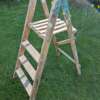 characterful vintage wooden step ladder