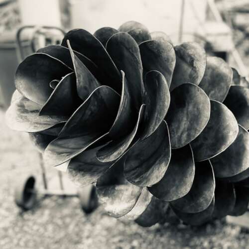 pine-cone-sculpture