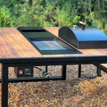 The Montana - Teak 1.8m Grill table set